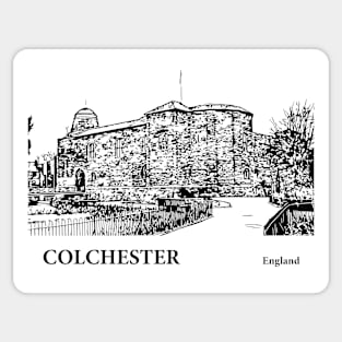 Colchester England Sticker